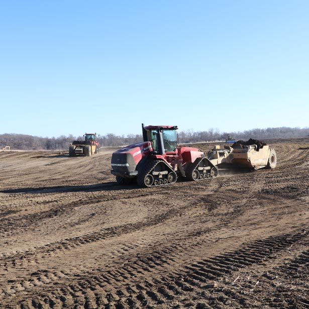 Construction being done for wastewater department