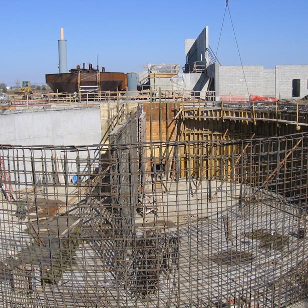 contruction taking place at city of nevada water plant
