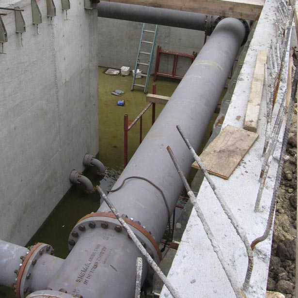 construction taking place at city of nevada water plant